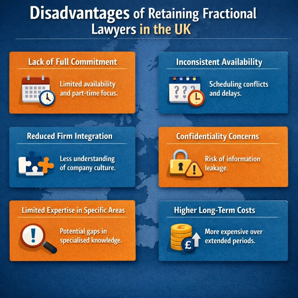 Disadvantages of Retaining Fractional Lawyers