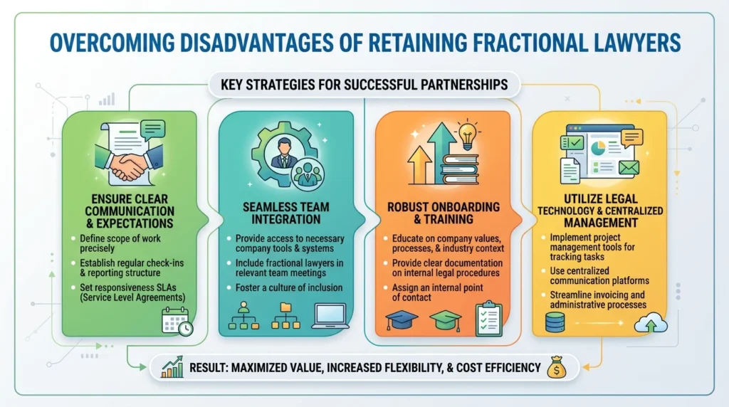 Overcoming Disadvantages of of Retaining Fractional Lawyers