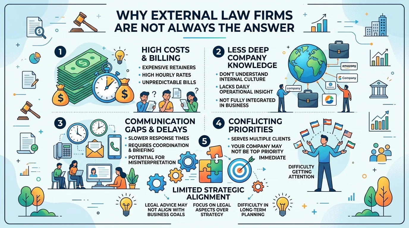 Why External Law Firms Are Not Always the Answer