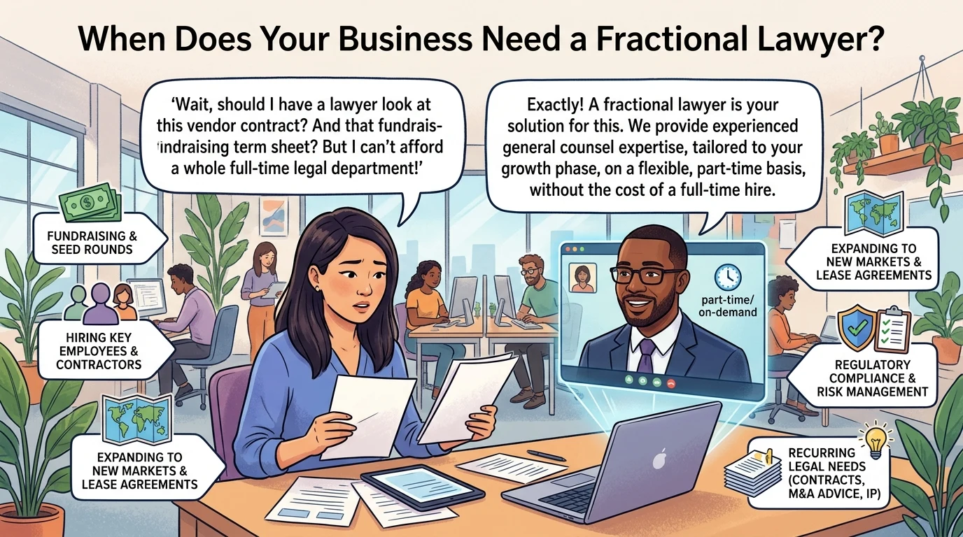 When does a business need a fractional general counsel