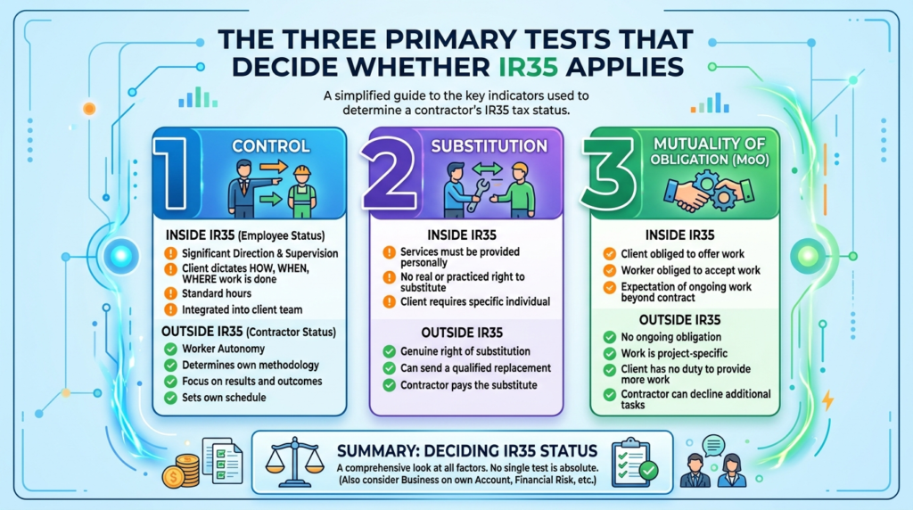 Fractional Legal - Three Tests That Decide Whether IR35 Applies